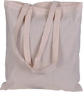 ATMOS GREEN Recycled Cotton Tote Bags 100 Pack - Durable Off-White