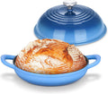 Bread Dutch Oven for Sourdough Baking, 5.5 QT Enameled Pot