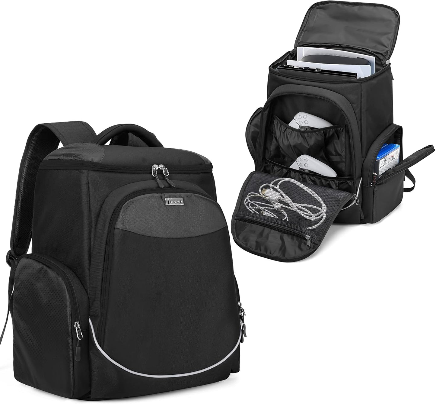 Trunab Gaming Console Backpack for PS5, PS4, Xbox One Travel