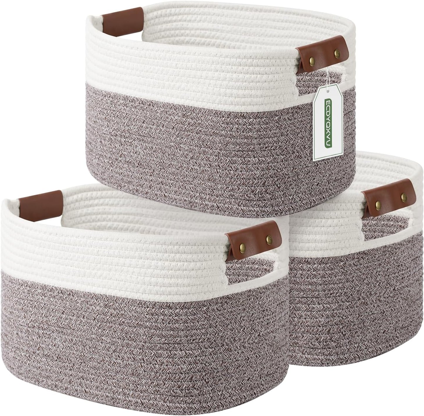 Cotton Rope Basket for Stylish Storage and Organization Needs