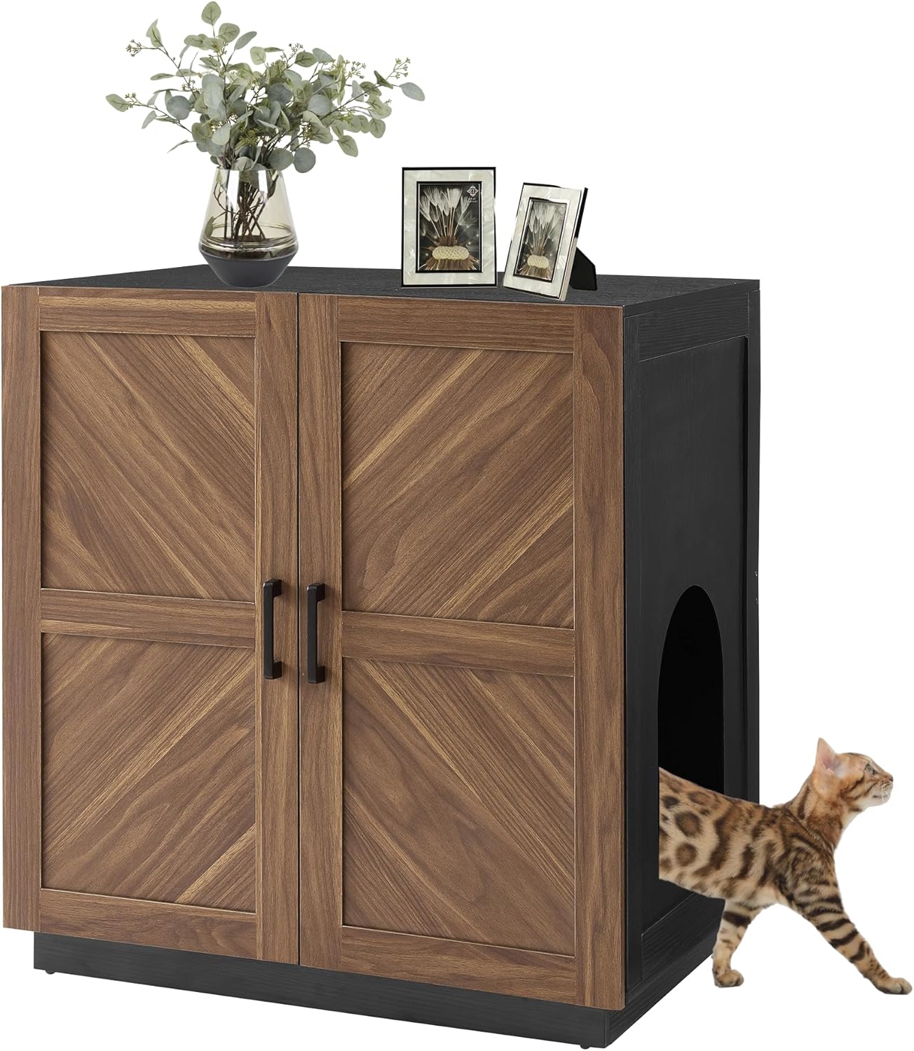 unipaws Cat Litter Box Enclosure: Stylish & Functional Solution