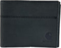 Carhartt Men's Casual Saddle Leather Wallets for Everyday Use