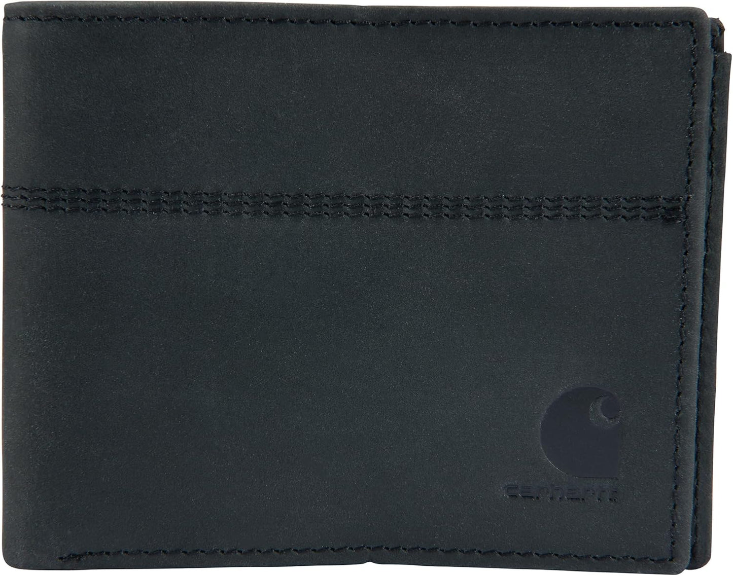 Carhartt Men's Casual Saddle Leather Wallets for Everyday Use