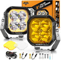 Auxbeam Color Play Series 3ft LED Pod Lights - 11,600LM Precision Spot