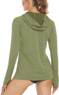 MAGCOMSEN Women's UPF 50+ Sun Hoodie - Lightweight Protection
