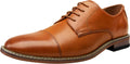 Vostey Men's Dress Shoes Cap Toe Oxford - Comfortable Formal Oxfords