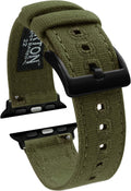 Canvas Watch Bands Compatible with Apple Watch - Durable Cotton Canvas