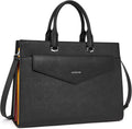 BOSTANTEN Briefcase for Women Laptop Tote 15.6 in Genuine Leather