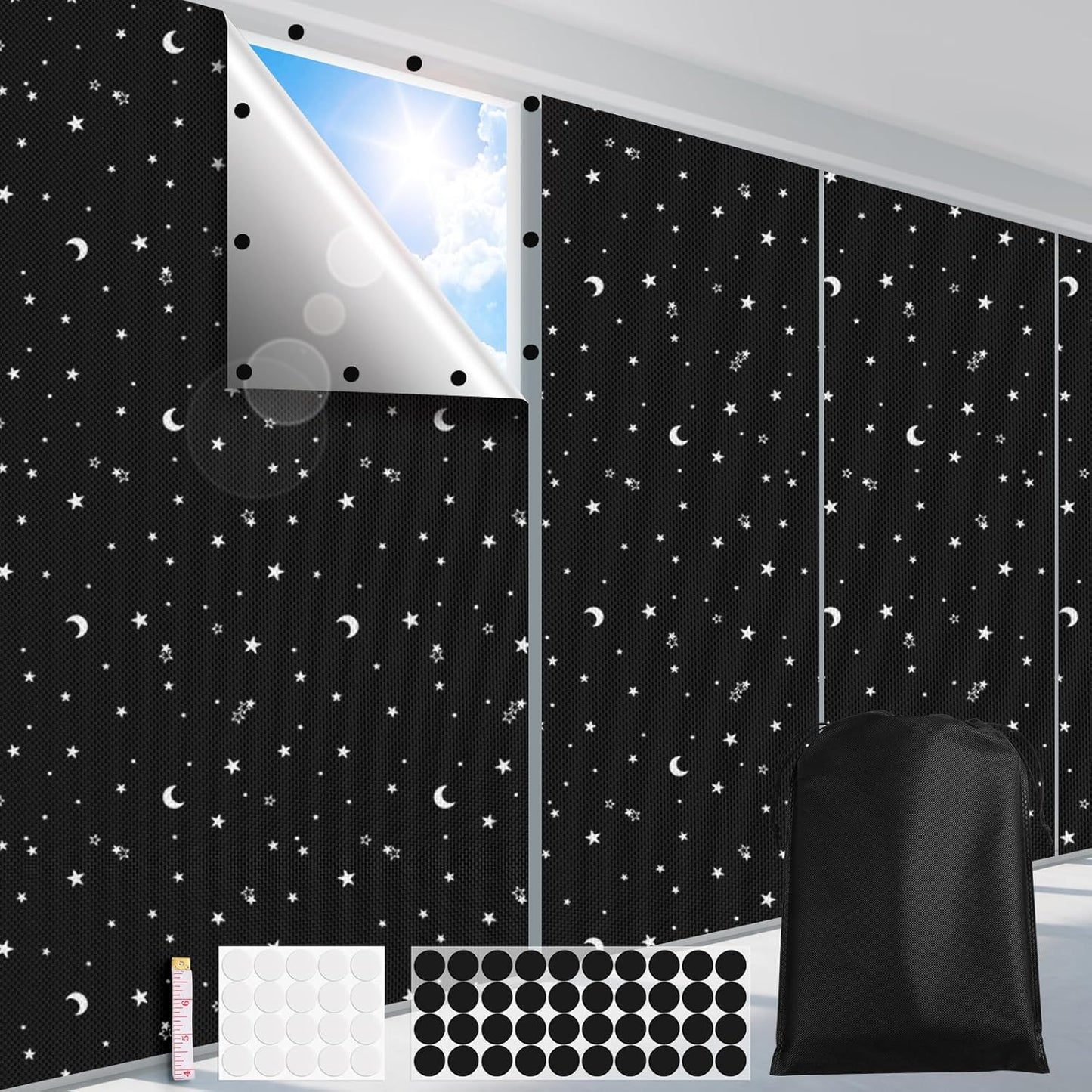 100% Blackout Window Cover Film for Complete Light Control