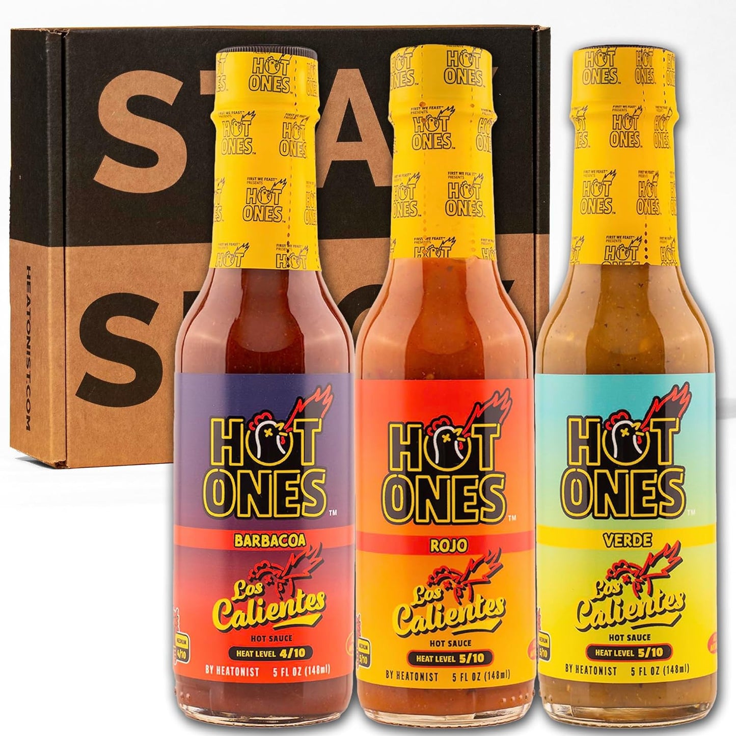 Hot Ones Los Calientes Trio - Flavor Adventure in Every Drop