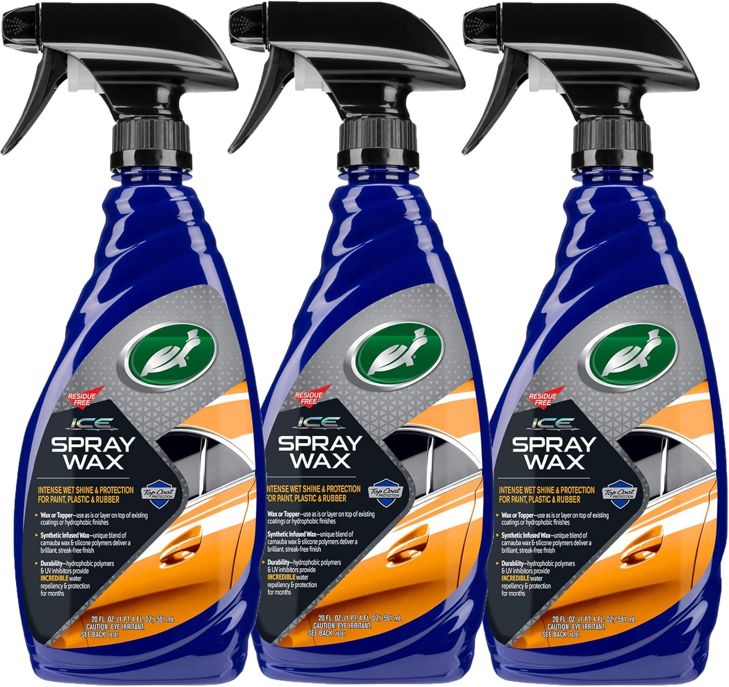 Turtle Wax ICE Spray Wax for Ultimate High Shine Finish
