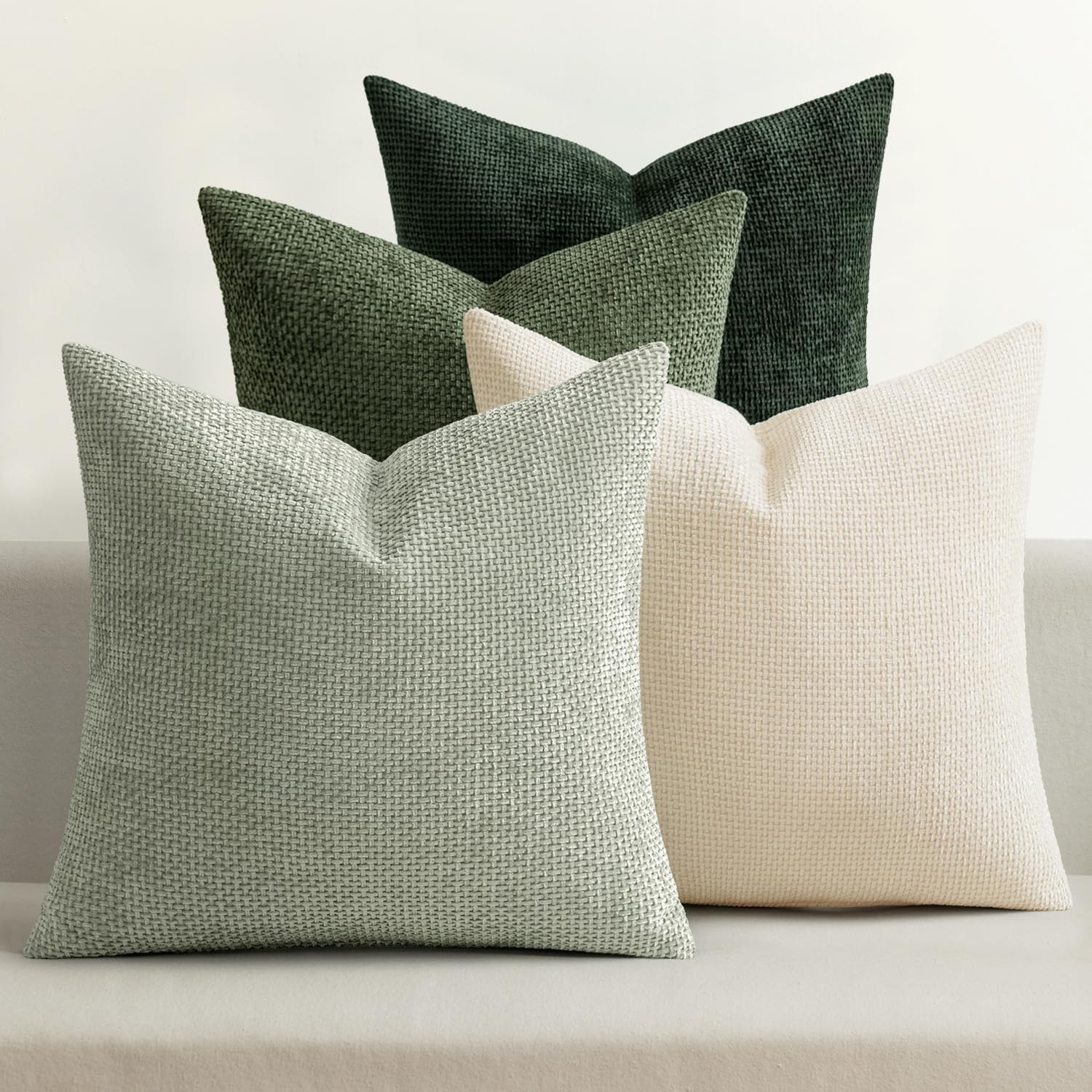 MIULEE 20x20 Inch Christmas Couch Throw Pillow Covers Set