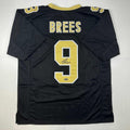 Facsimile Autographed Drew Brees New Orleans Black Reprint Jersey