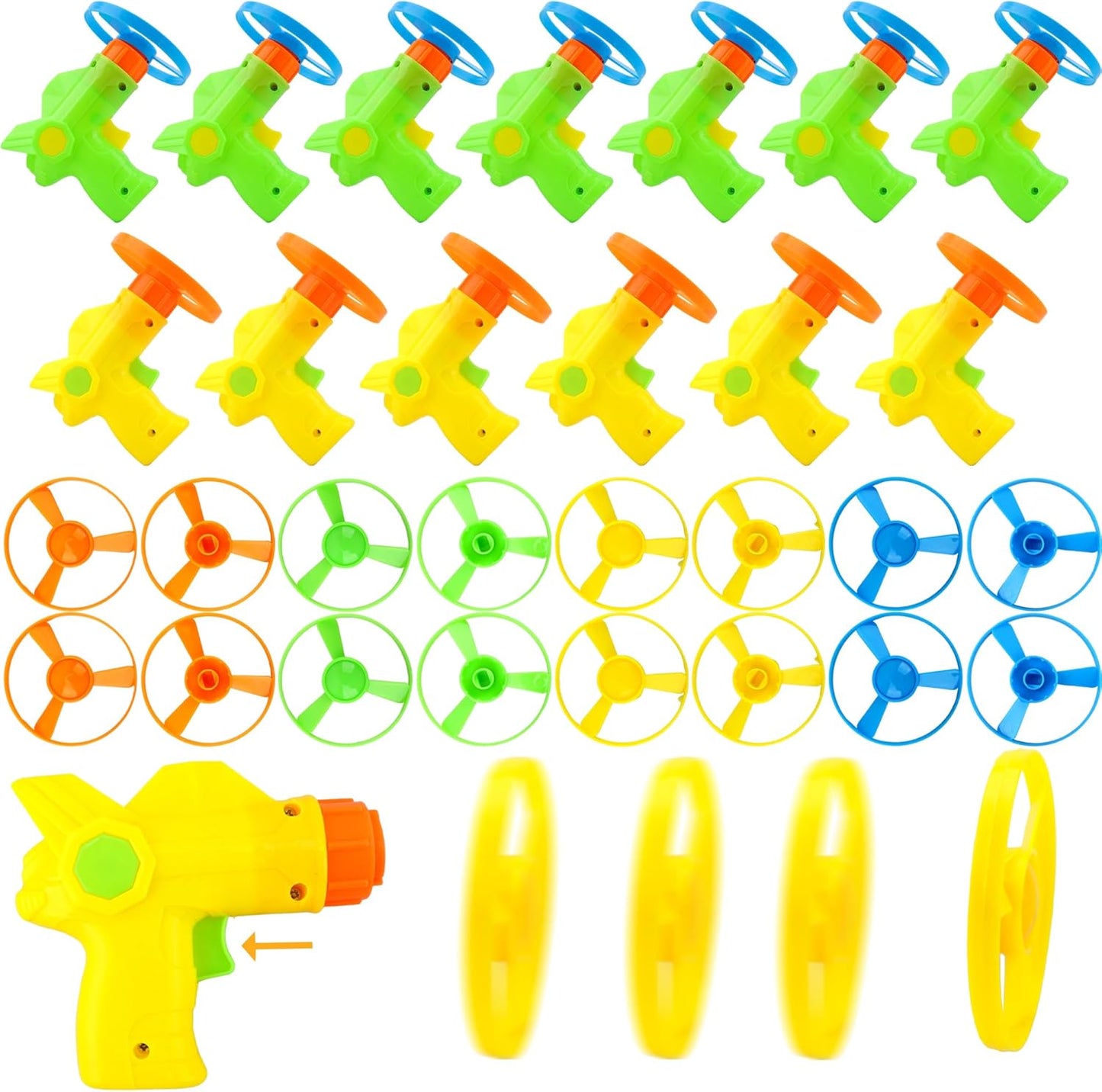 Ultimate Flying Disc Launcher Kit for Kids - Cagemoga
