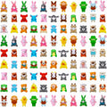 Mini Stuffed Animals Bulk 100 Pack - Cute Jungle Plush Favors
