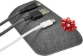 No. 2 Pencil Gray Magnetic Cable Wrangler - Holds 6+ Cables