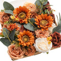Sunflower Terracotta Artificial Flowers Grand Box Set - DIY Wedding