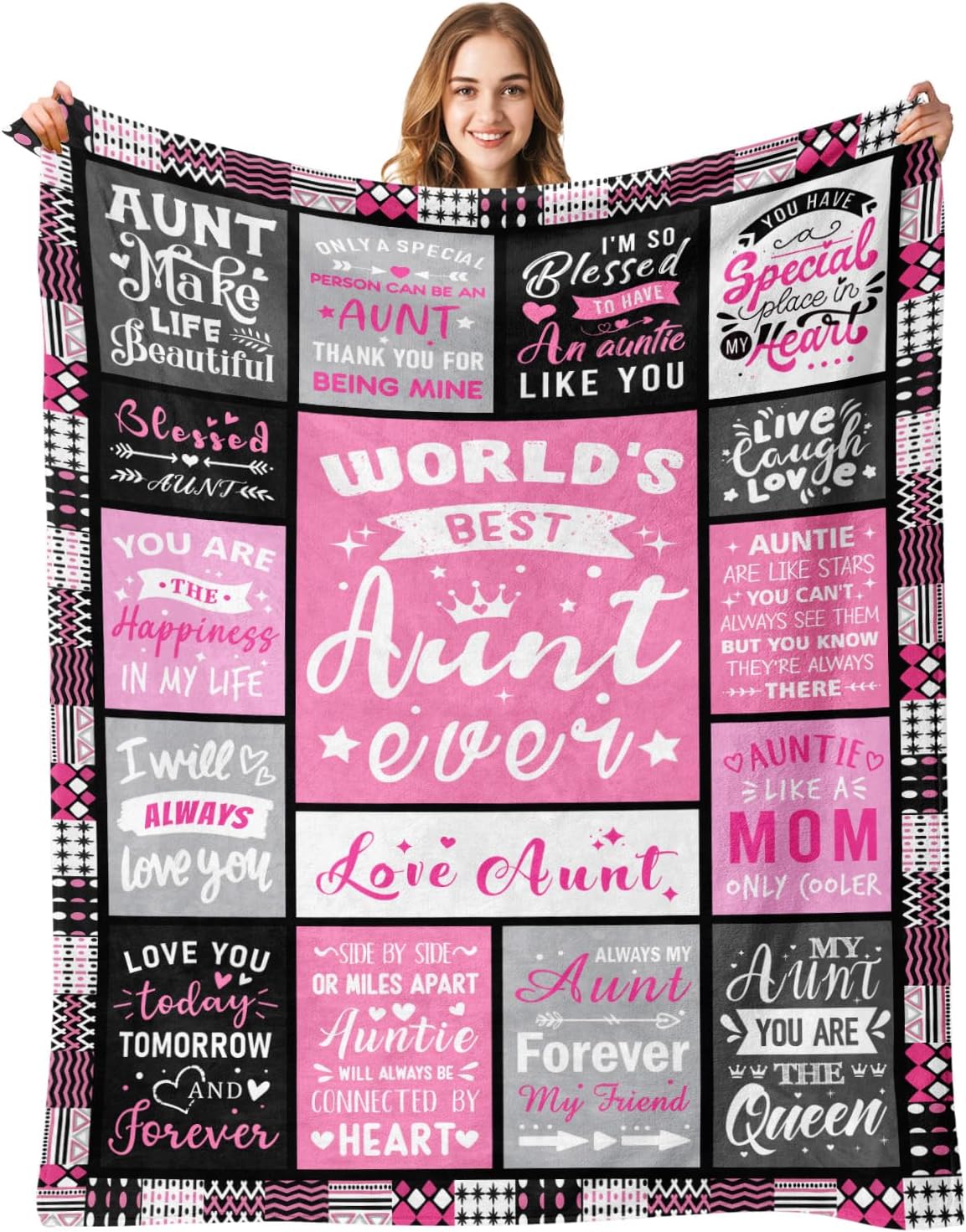 Aunt Birthday Gifts - Cozy Blanket for Your Favorite Auntie