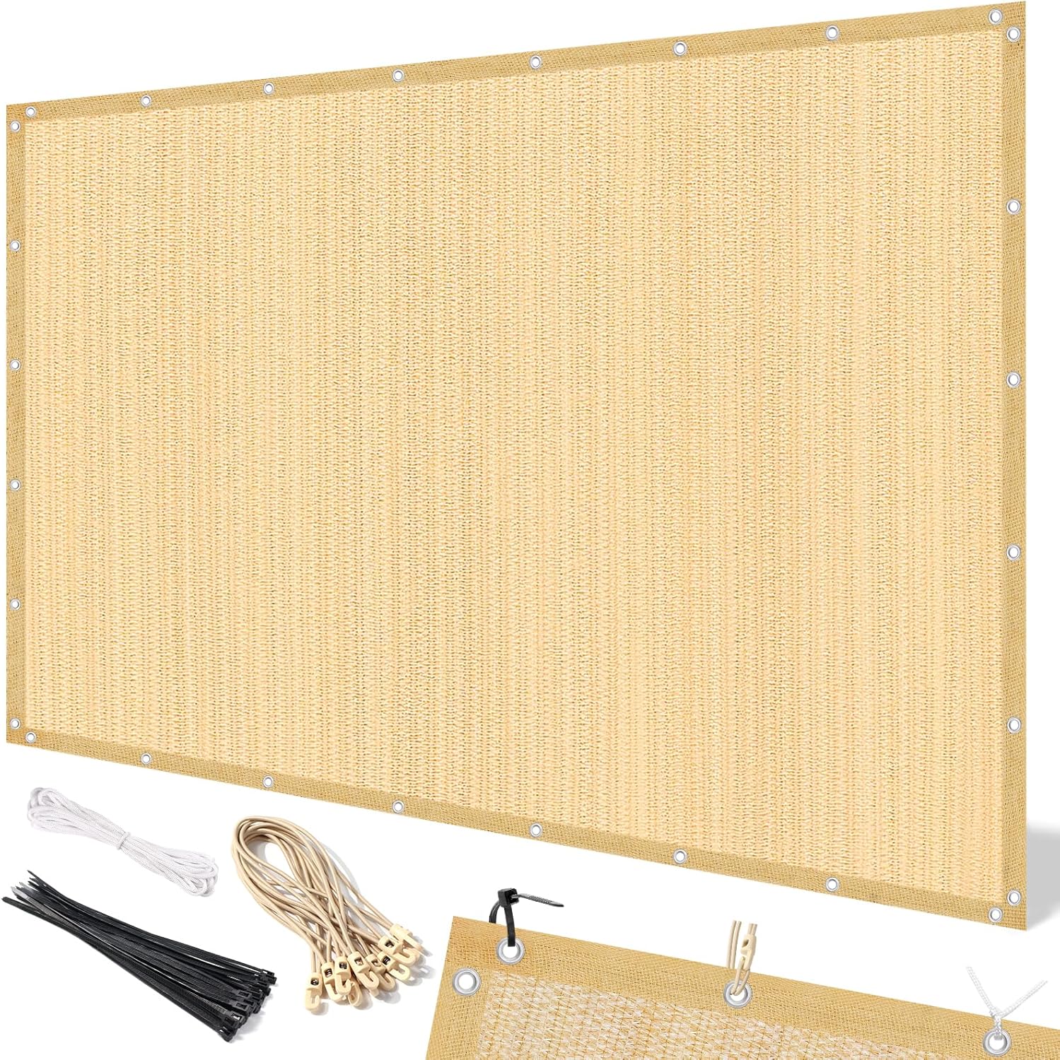 Artpuch 90% Sun Shade Cloth for Pergola and Outdoor Spaces