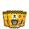 IRVINS Salted Egg Potato Chips Crisps 3.3oz Pack of 3 - Rich Savory