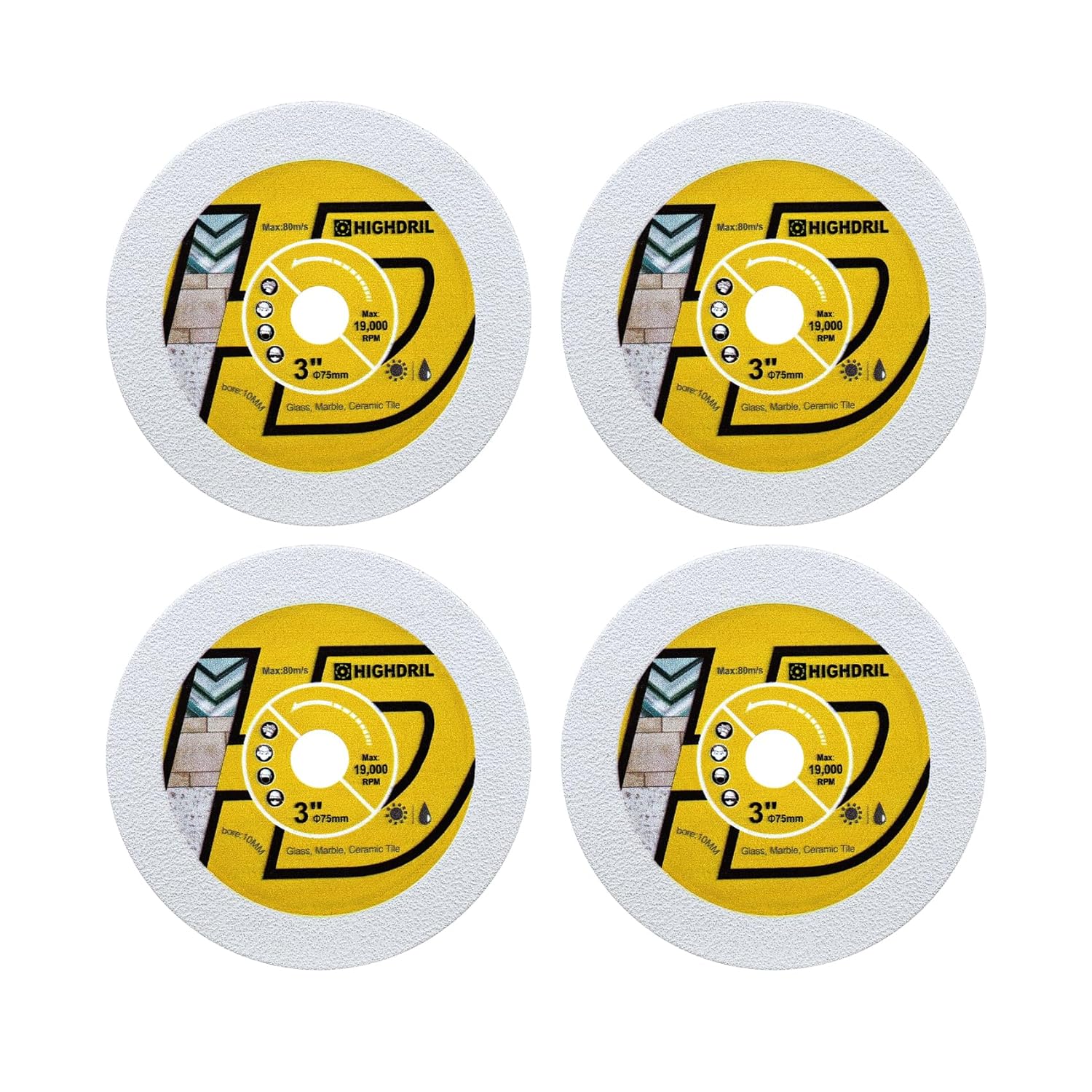 Diamond Glass Blade Set - Precision Cutting for Glass & More