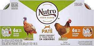 NUTRO PERFECT PORTIONS Pate Multi-Pack Real Chicken & Turkey
