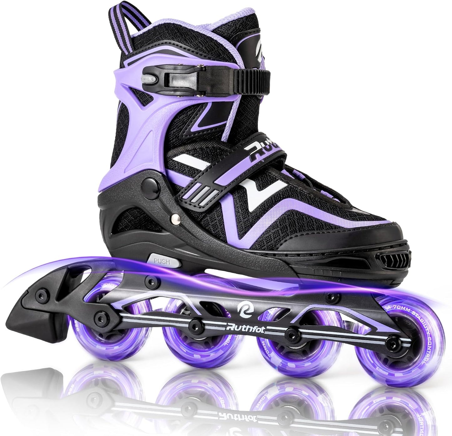 Adjustable Inline Skates for Boys and Girls with Light Up Wheels