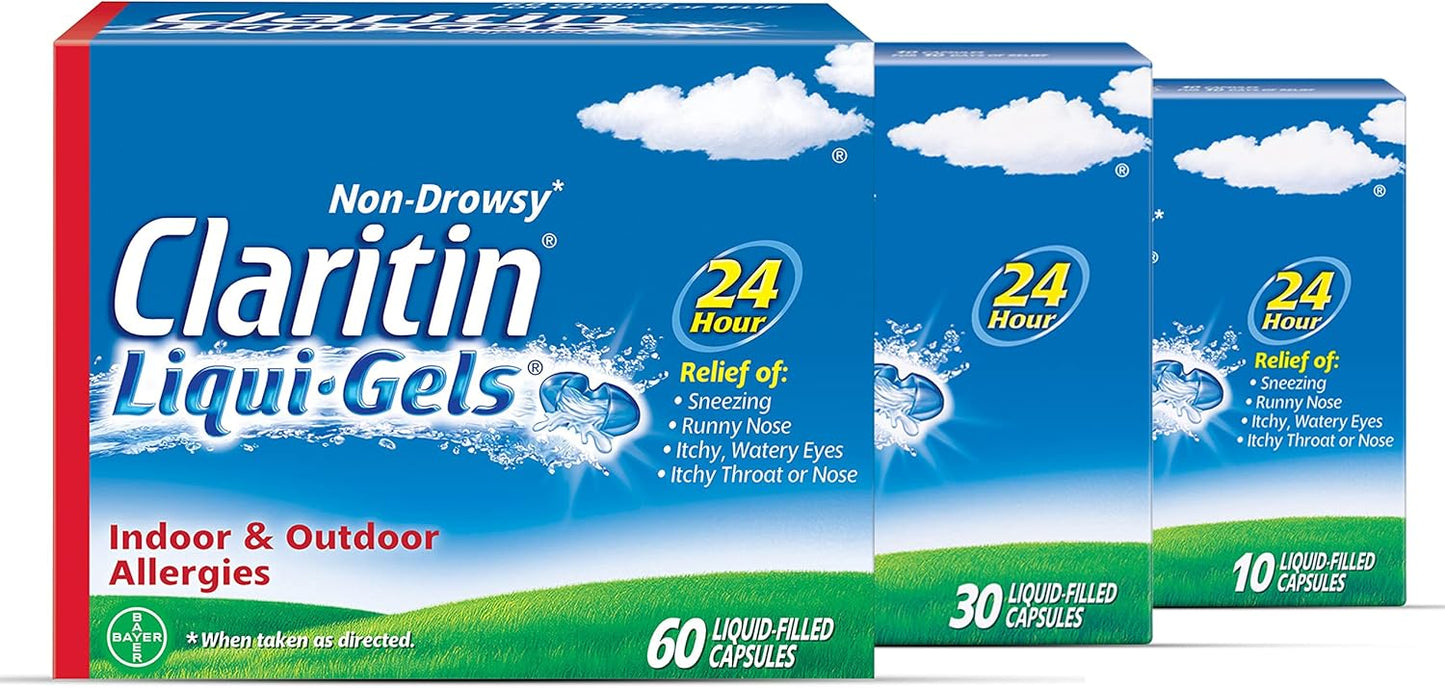 Claritin Allergy Medicine for Adults - 24 Hour Non-Drowsy Relief