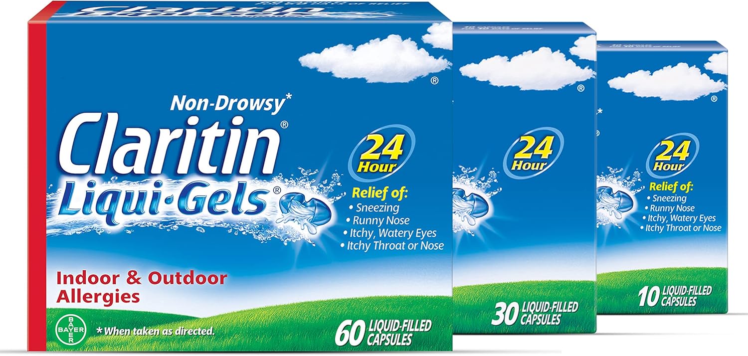 Claritin Allergy Medicine for Adults - 24 Hour Non-Drowsy Relief