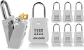 Lion Locks 1500 Key Lock Box with Code - Durable Outdoor Key Safe