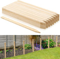 48 Wooden Garden Stakes for Plant Support and Landscaping Use