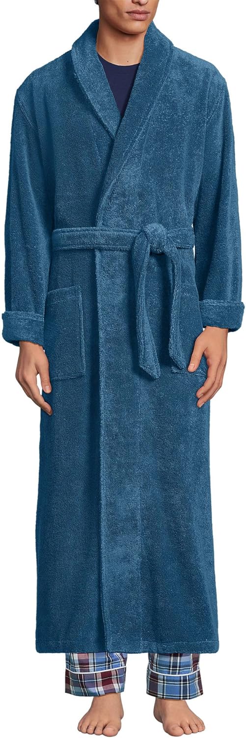 Lands' End Men's Full Length Turkish Cotton Terry Bathrobe Review