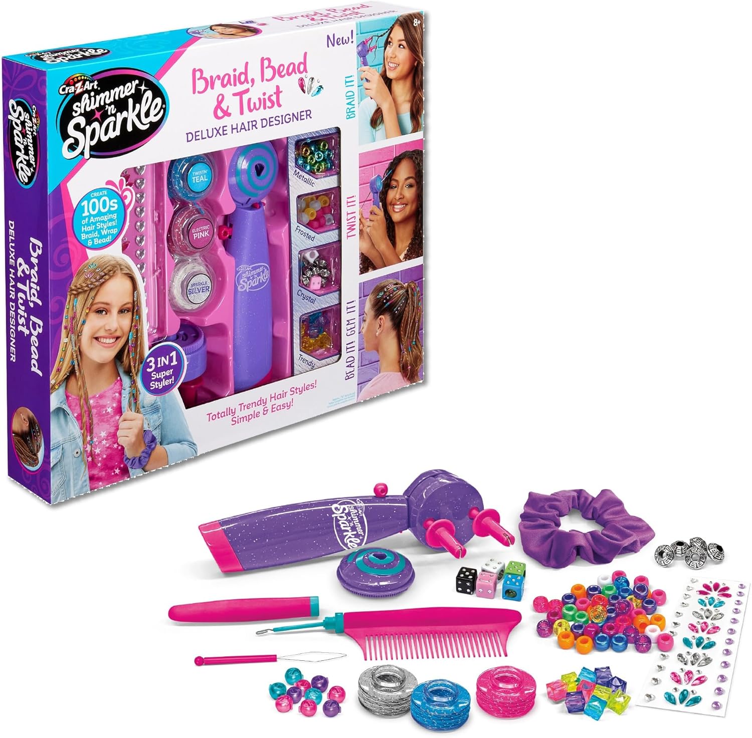 Shimmer n Sparkle Braid Bead and Twist Deluxe Hair Designer