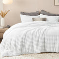 Bedsure Fluffy Comforter Set Full Size - Warm Super Soft Faux Fur