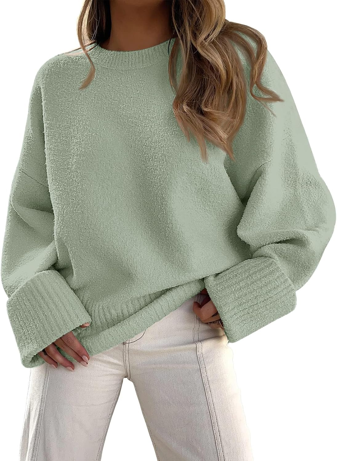 LILLUSORY Women's Oversized Sweater for Cozy Fall Fashion