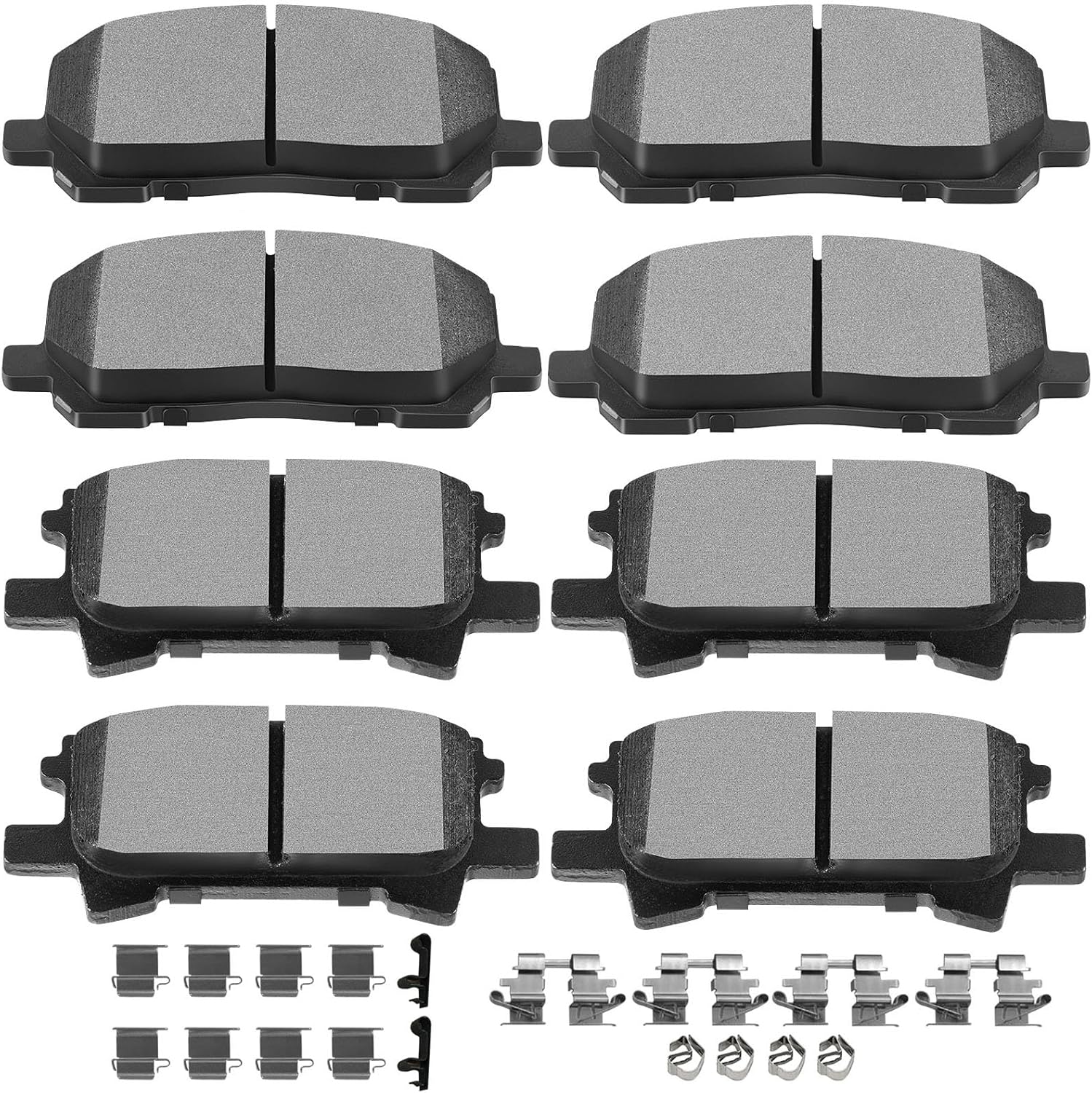 SCITOO Ceramic Brake Pad Set for 2004-2007 Toyota Highlander