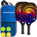 USAPA Approved Pickleball Paddles Set with 4 Outdoor Balls