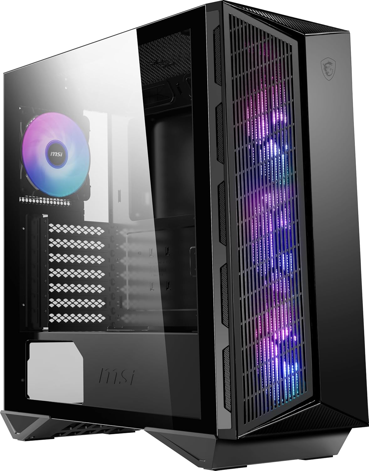 MSI MPG GUNGNIR 111R Mid Tower Gaming PC Case with ARGB Fans