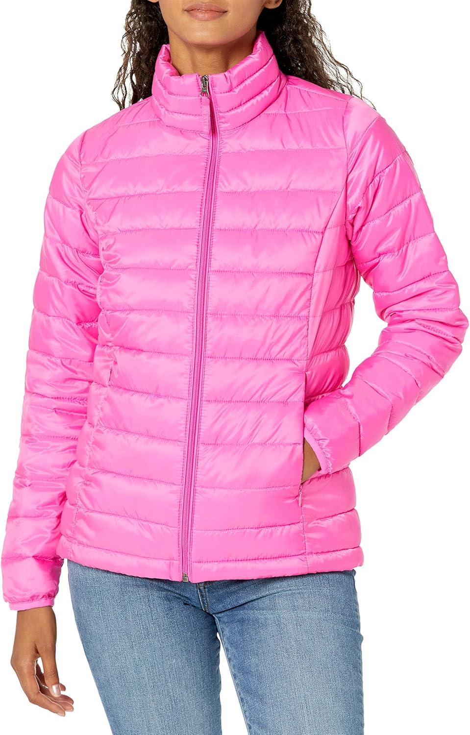 Lightweight Long-Sleeve Water-Resistant Packable Puffer Jacket