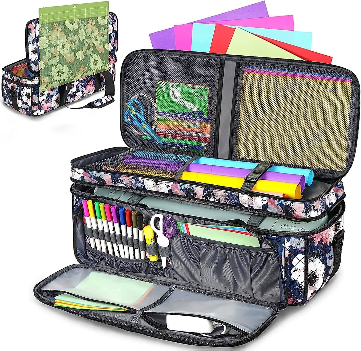 YOREPEK Carrying Case for Cricut Maker 4 and Explore Series