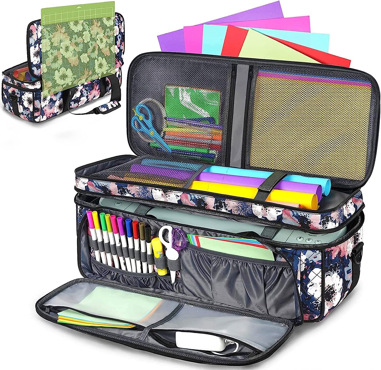 YOREPEK Carrying Case for Cricut Maker 4 and Explore Series