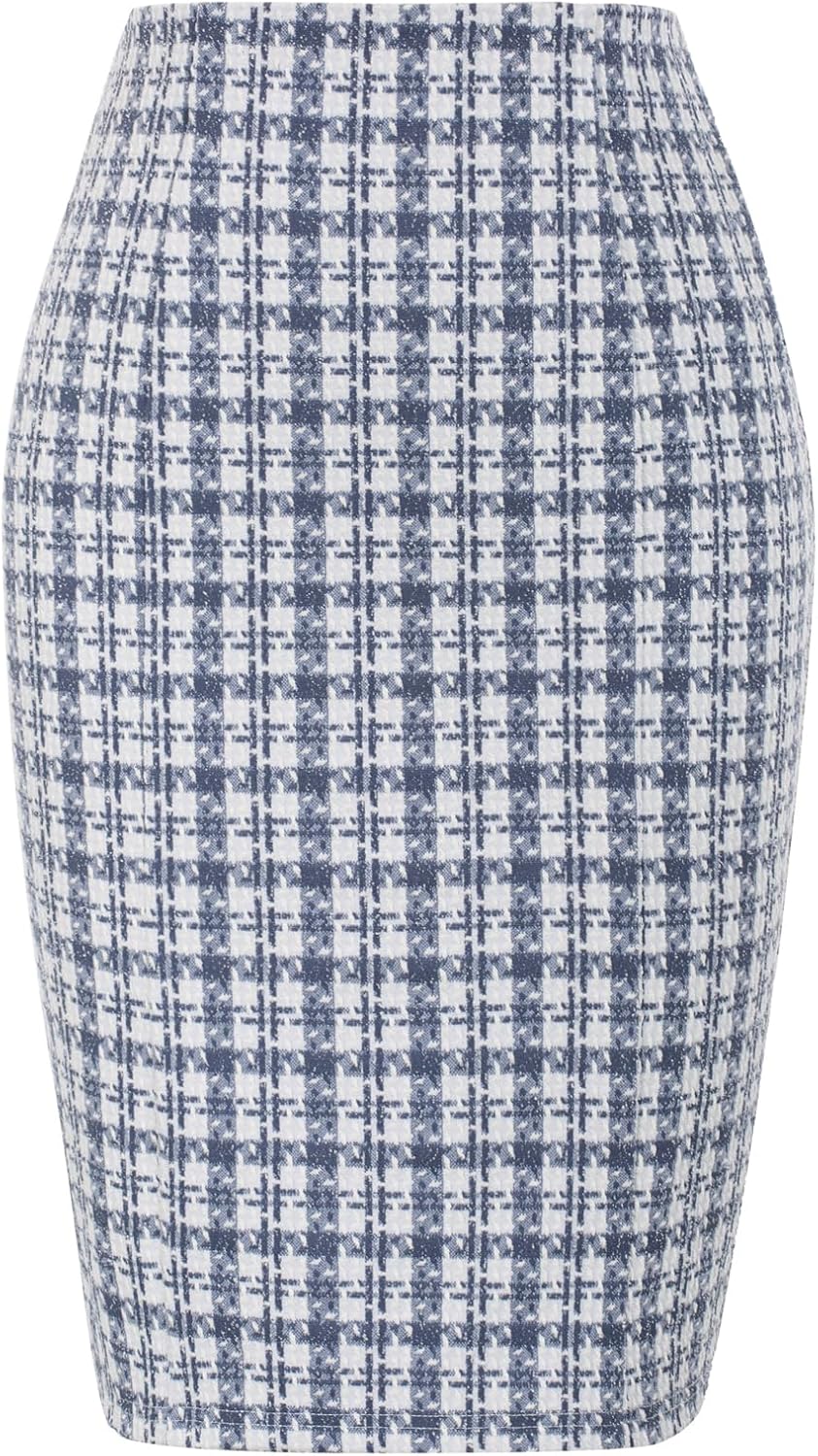 Kate Kasin Womens Knee Length Bodycon Tweed Pencil Skirt Review