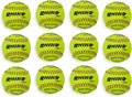 Softballs 11 in Optic Yellow Practice Set - Dozen Champion