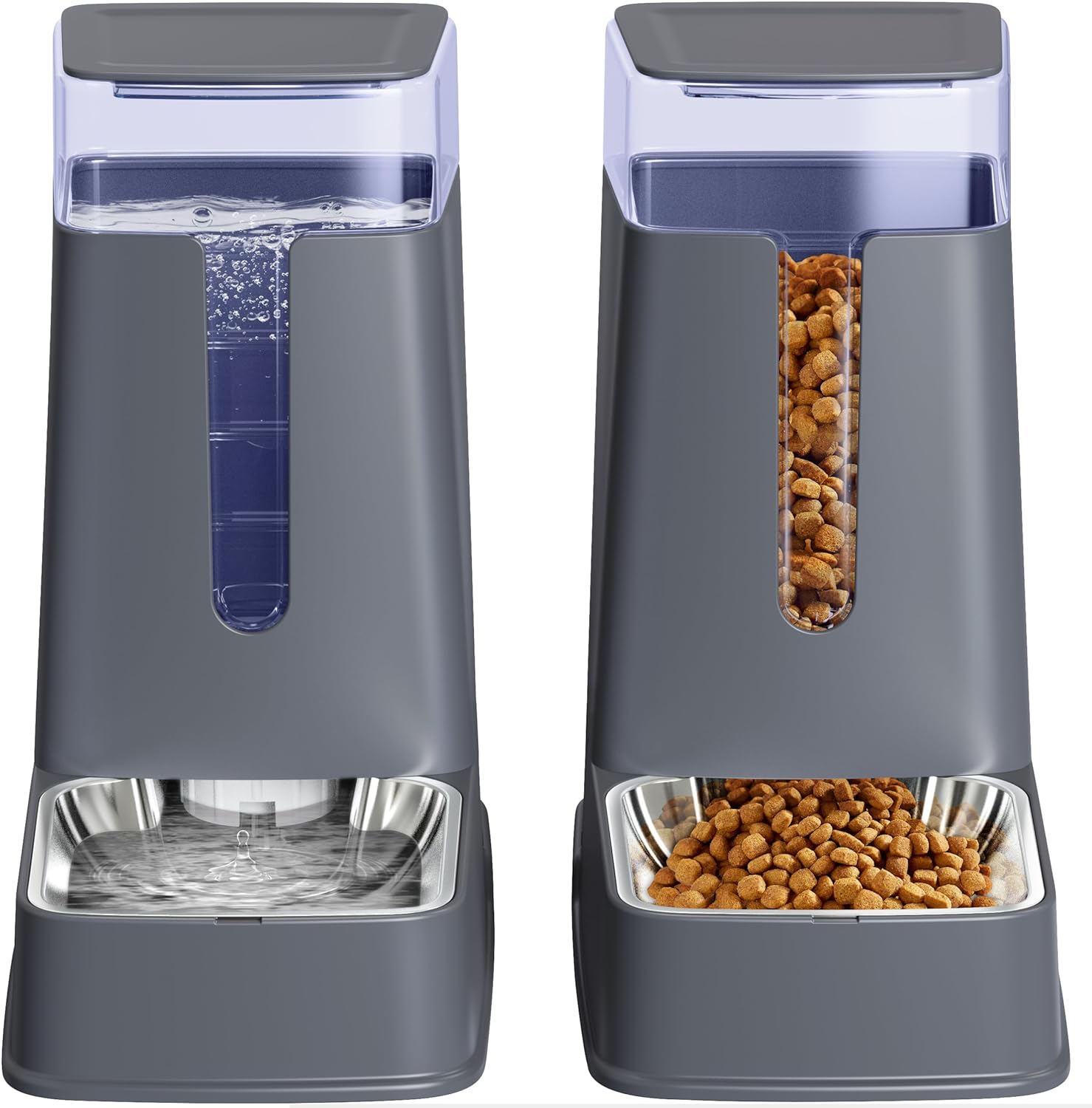 Automatic Cat Food and Water Dispenser Set for Pets