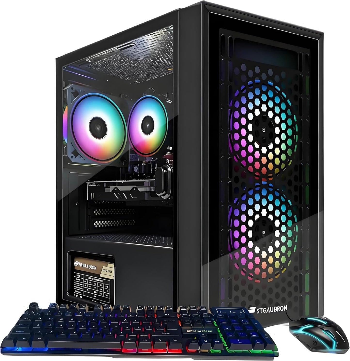 High-Performance Gaming PC Desktop with Intel Core i5 and RX 560