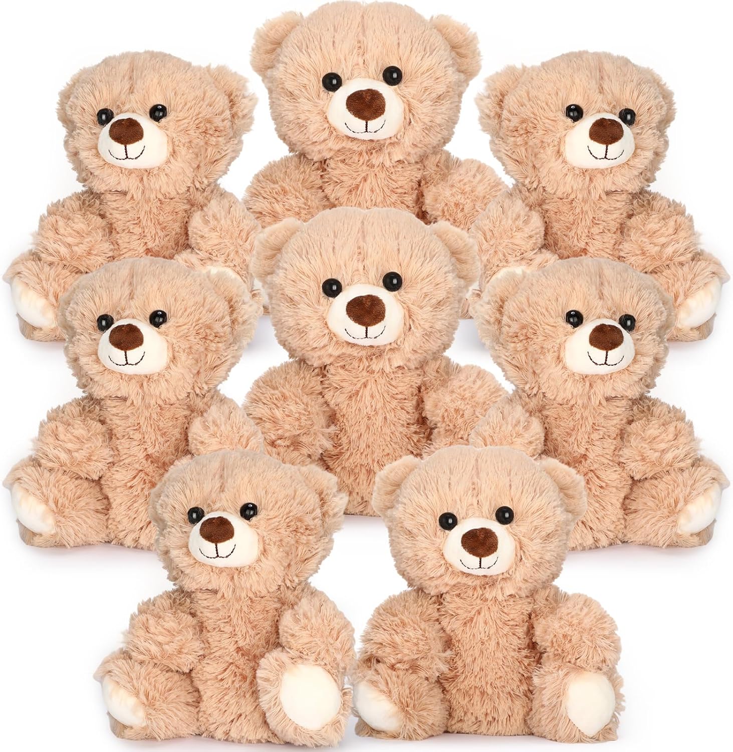 10 Inch Stuffed Animal Bears for Baby Showers and Parties