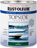 Deep Green Marine Topside Paint Quart - Durable UV-Protective Finish