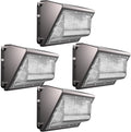 Lightdot 4Pack 200W LED Wall Pack Lights - Bright Dusk-to-Dawn Outdoor
