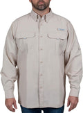 HABIT Men's Fourche Mountain Long Sleeve River Guide Fishing Shirt use