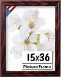 Cherry 15x36 Picture Frame.75 in Wide - Classic Cherry Finish